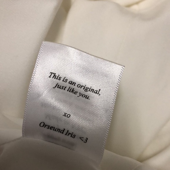 Orseund iris design white off shoulder top - Picture 10 of 10